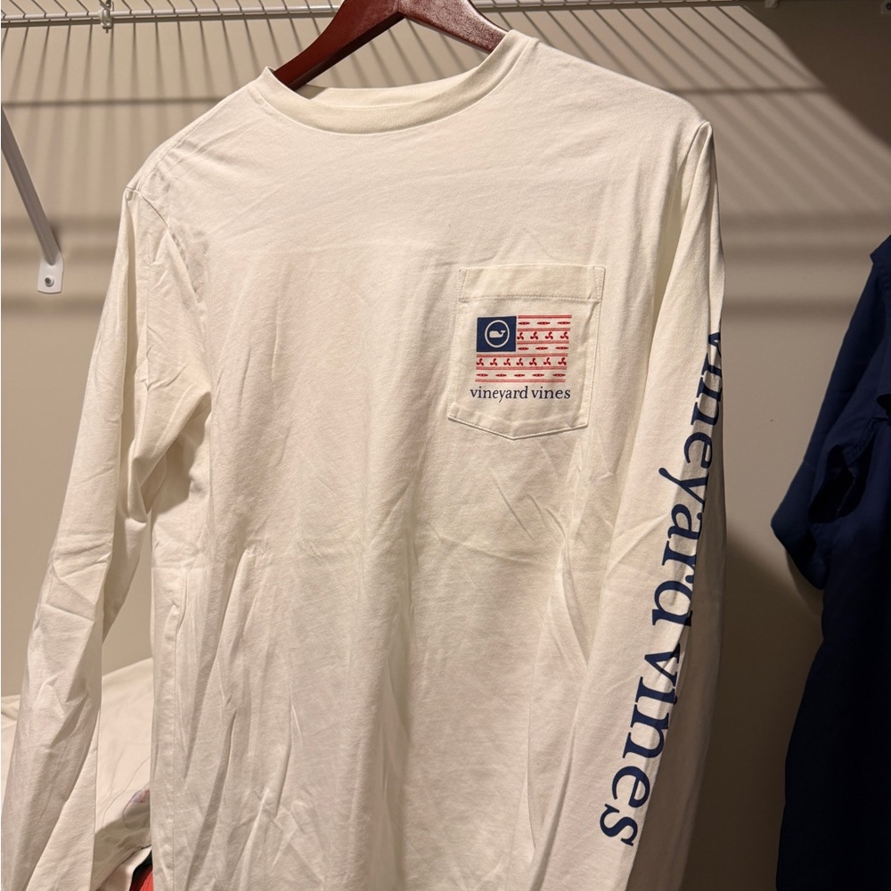 Vineyard Vines White Long Sleeve Shirt